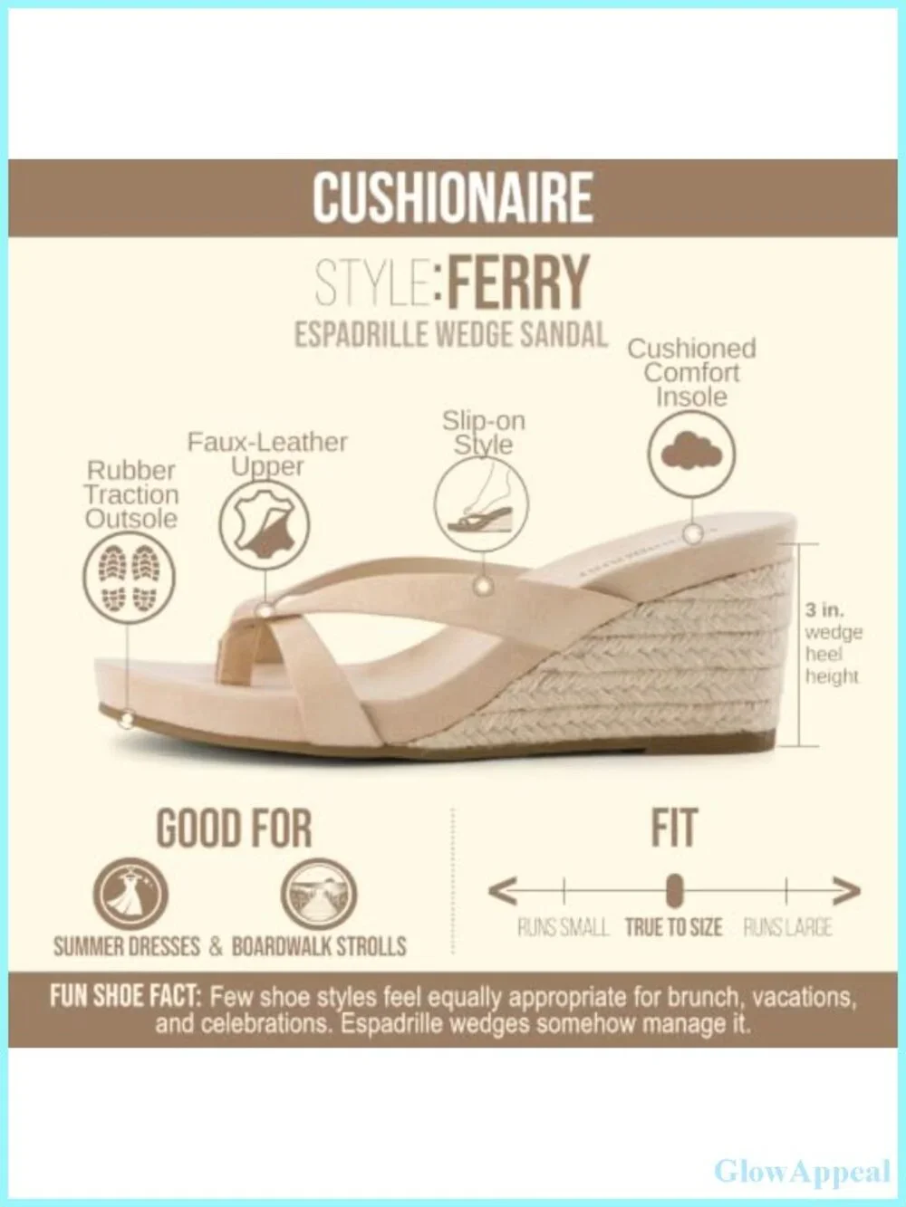 Espadrille Wedge Sandals Faux Suede Thong Platform Flip Flops